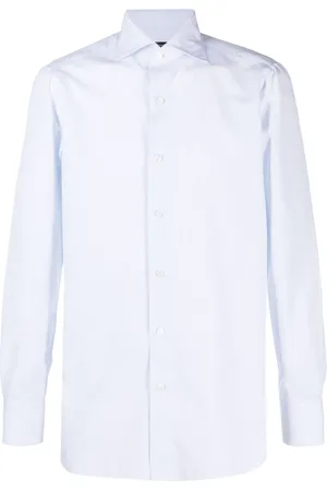 Finamore Camisa con cuello italiano