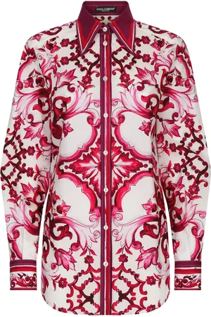 Dolce & Gabbana Camisa con estampado Mayólica