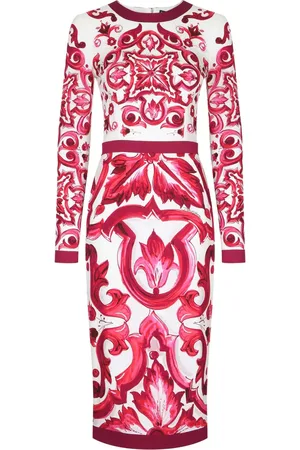 Dolce & Gabbana Vestido con estampado Mayólica