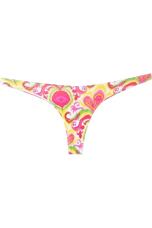 MC2 SAINT BARTH Bikini bottom con estampado abstracto