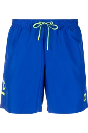 Sundek Shorts de playa elásticos con parche del logo