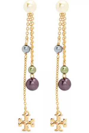 Tory Burch Aretes Kira Pearl Linea