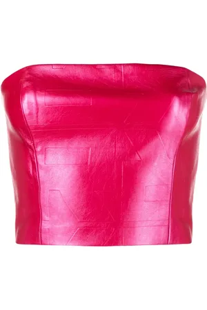 ROTATE Top corto con diseño strapless