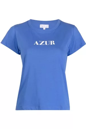 AGNÈS B. Playera con motivo estampado
