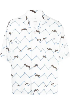VISVIM Camisa manga corta con estampado gráfico