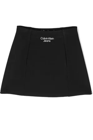 Calvin Klein Niña y chica adolescente Faldas - Logo-print A-line skirt