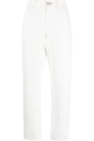 MOORER Jeans rectos con parche del logo