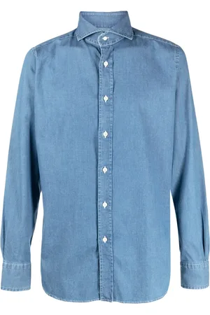 MOORER Camisa manga larga con botones