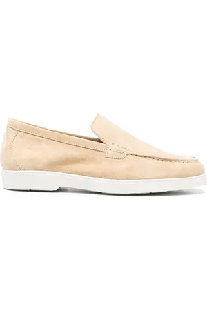 MOORER Mocasines slip-on de gamuza