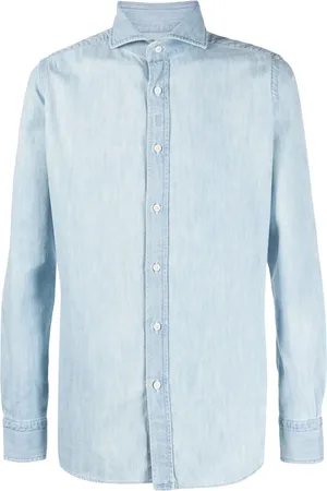 MOORER Camisa manga larga con botones