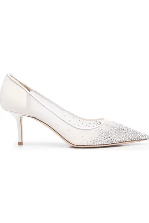 Jimmy Choo Zapatillas Love con apliques de cristales y tacón de 65mm