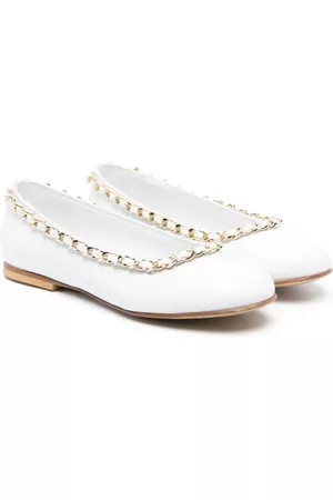 MONTELPARE TRADITION Niña y chica adolescente Flats - Chain-link detail ballerina shoes