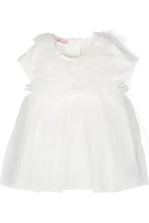 MISS BLUMARINE Vestido con cuello redondo