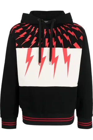 Neil Barrett Hoodie con logo estampado
