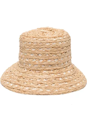 GIGI BURRIS MILLINERY Mujer Sombreros - Ida raffia bucket hat