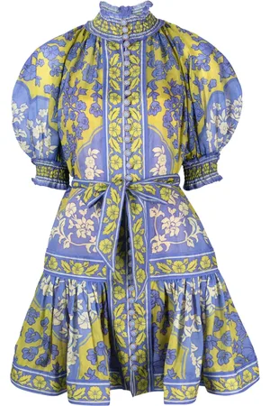 ZIMMERMANN Vestido corto Raie Lantern