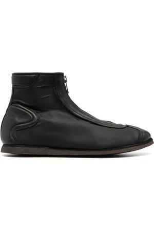 GUIDI Botas estilo calcetín con cierre