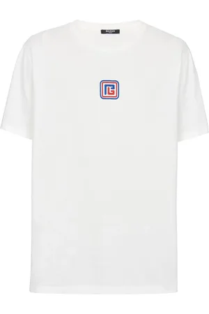 Balmain Playera PB con cuello redondo