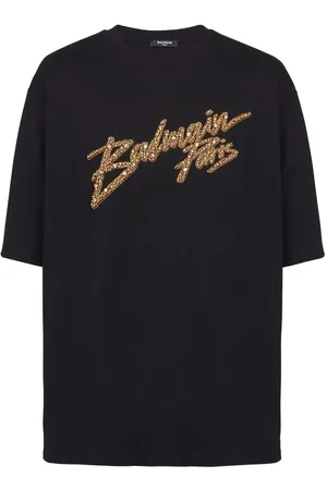 Balmain Playera con logo bordado