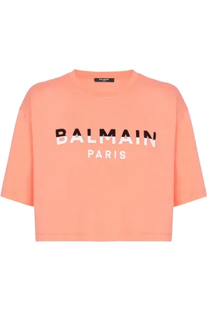 Balmain Playera corta con logo