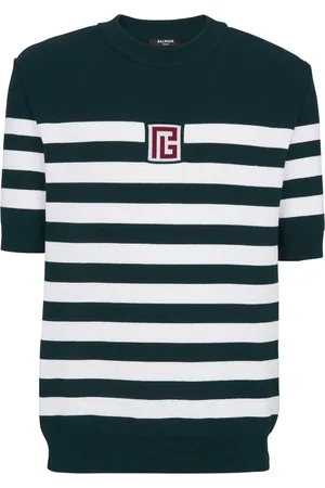 Balmain Playera con logo bordado