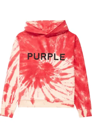 Purple Brand Hoodie con estampado tie-dye