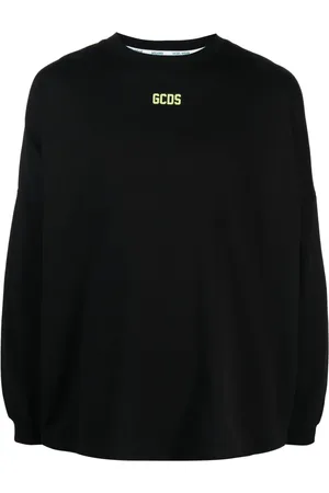 GCDS Playera manga larga con logo estampado