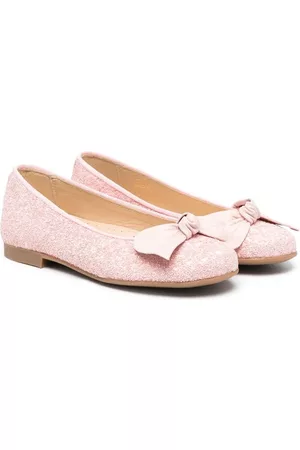 Andanines Niña y chica adolescente Flats - Bow-detail round-toe ballerinas