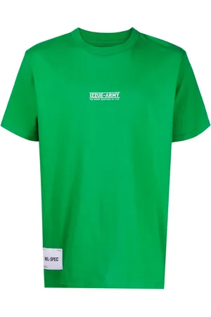 Izzue Playera con logo estampado y cuello redondo