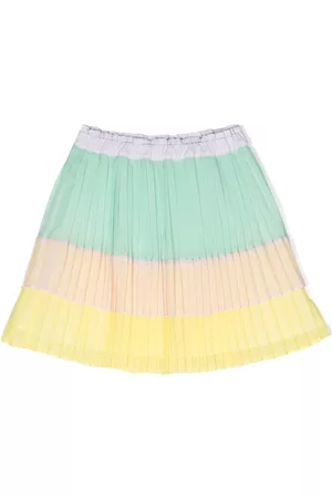 Stella McCartney Niña y chica adolescente Faldas - A-line pleated cotton miniskirt