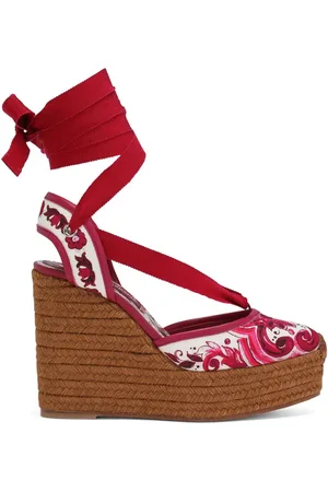 Dolce & Gabbana Alpargatas con estampado Mayólica