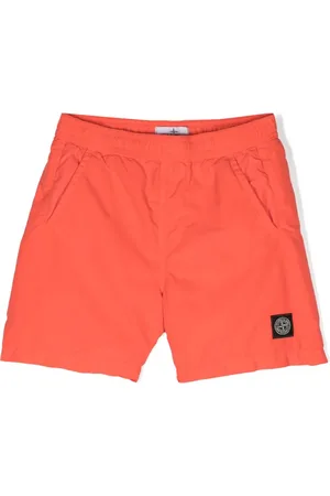 Stone Island Shorts de playa con parche del logo