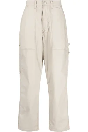 Izzue Pantalones cargo con parche del logo