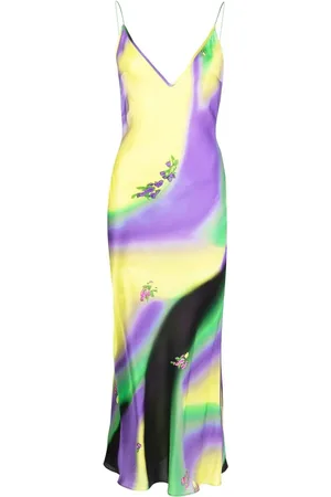 Natasha Zinko Slip dress midi con efecto sombreado