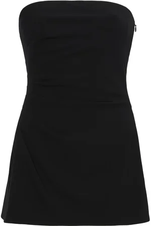 Proenza Schouler Top de crepé con diseño strapless