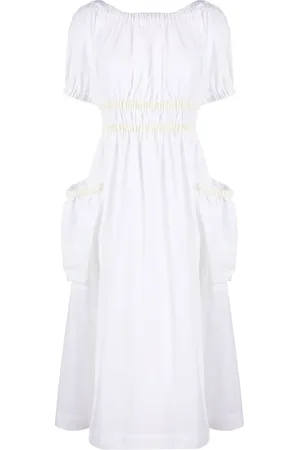 Molly Goddard Vestido midi Mags