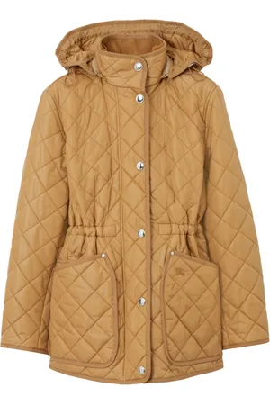 Burberry Chamarra con capitonado de rombos y capucha