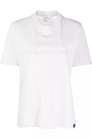 Courrèges Playera con parche del logo