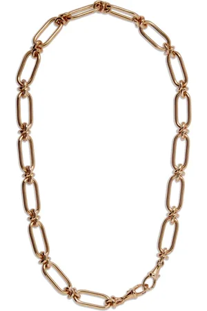 ANNOUSHKA Collar de cadena Knuckle en oro amarillo de 14kt