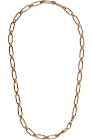ANNOUSHKA Collar de cadena Knuckle en oro amarillo de 14kt