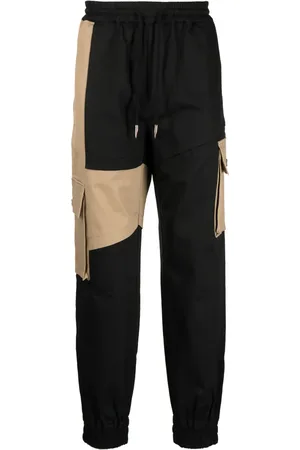Feng Chen Wang Pantalones con diseño color block y paneles