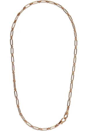 ANNOUSHKA Collar de cadena Knuckle en oro amarillo de 14kt