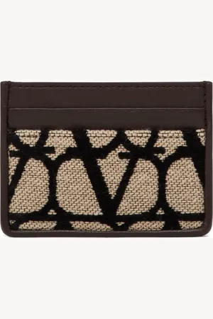 VALENTINO GARAVANI Tarjetero Toile Iconographe