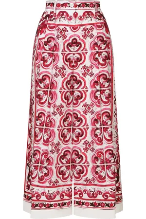 Dolce & Gabbana Culottes con estampado Mayólica
