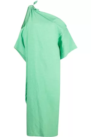 CHRISTIAN WIJNANTS Mujer Vestidos - Cold-shoulder linen-blend dress