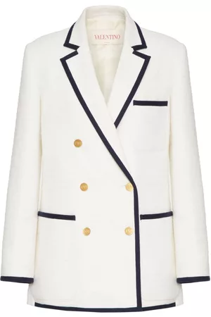 VALENTINO GARAVANI Blazer de tweed Crisp con doble botonadura