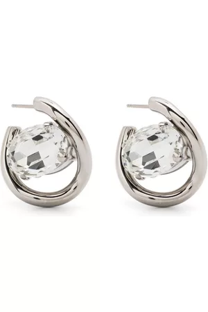 Marni Arracadas Twisted con detalles de strass