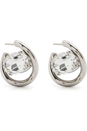 Marni Arracadas Twisted con detalles de strass