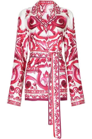 Dolce & Gabbana Camisa con estampado Mayólica