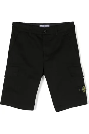 Stone Island Shorts cargo con parche del logo
